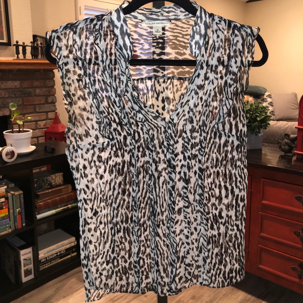 Banana Republic Zebra Print